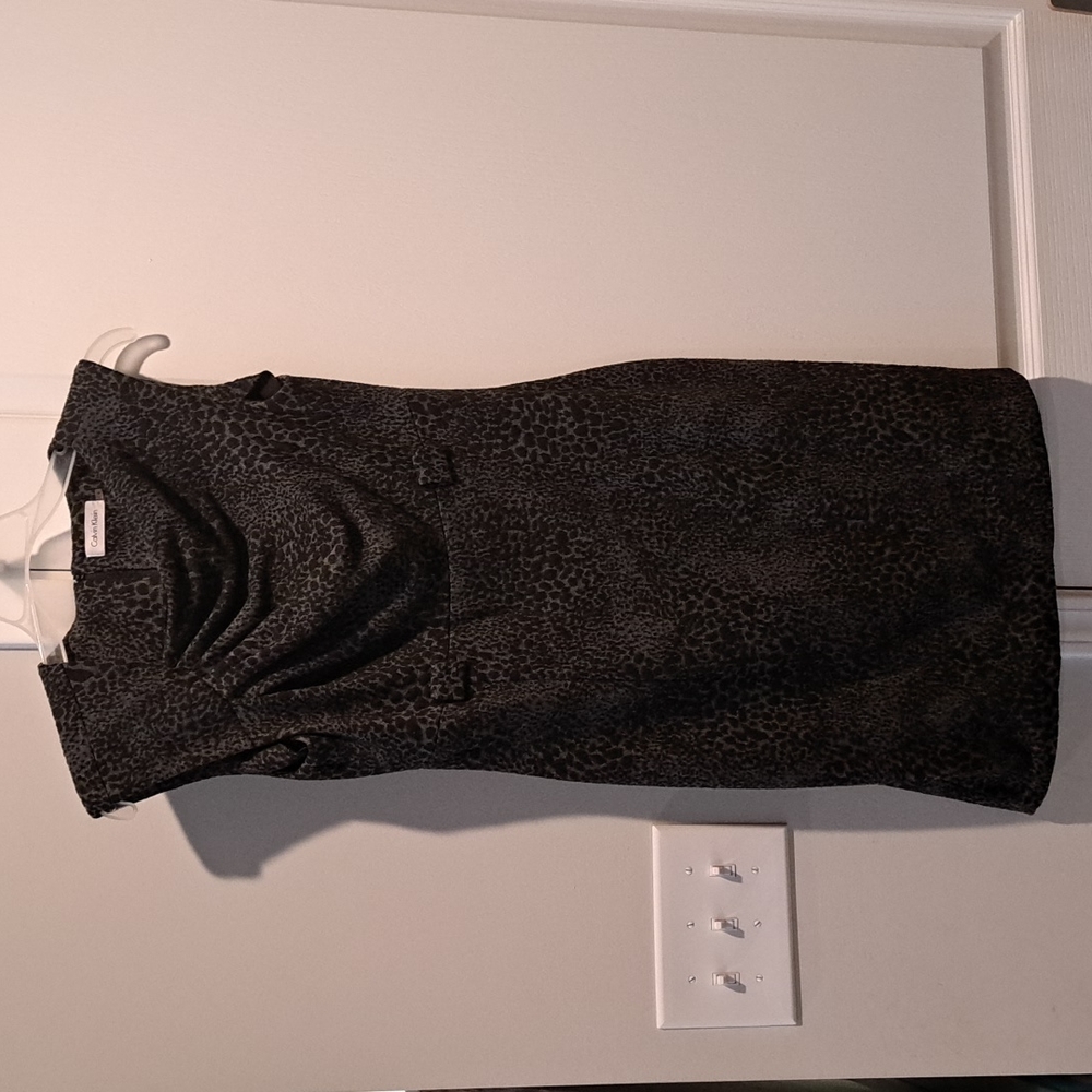 Calvin Klein Leopard Print Dress